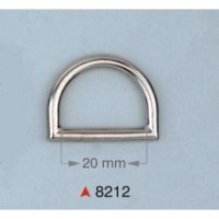 2 CM KALIN OVAL ZAMAK DE HALKA